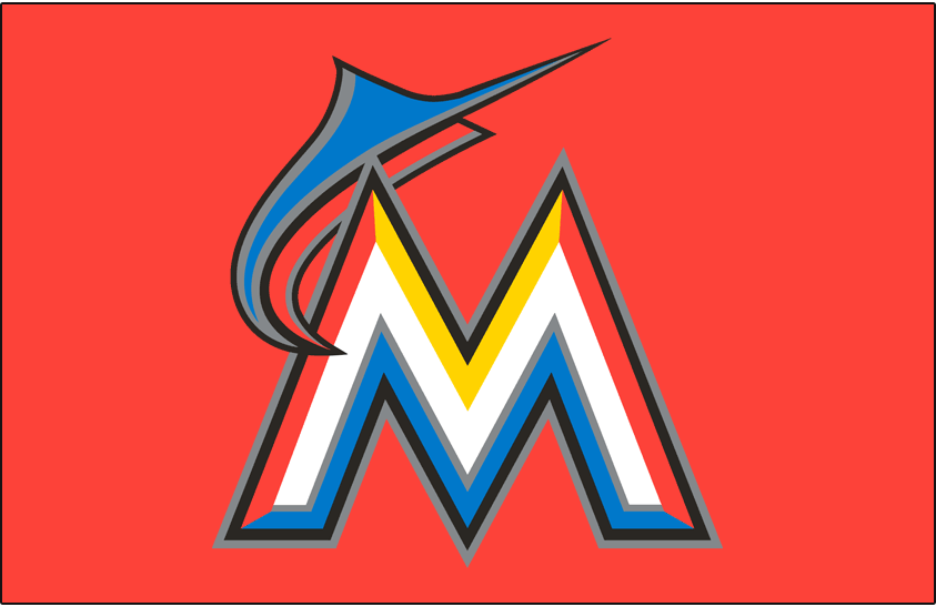 Miami Marlins 2012-2014 Cap Logo fabric transfer